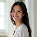 Portrait of Lisa Chen, RD, a registered dietitian, captured in a bright, modern setting, exuding approachability and expertise.