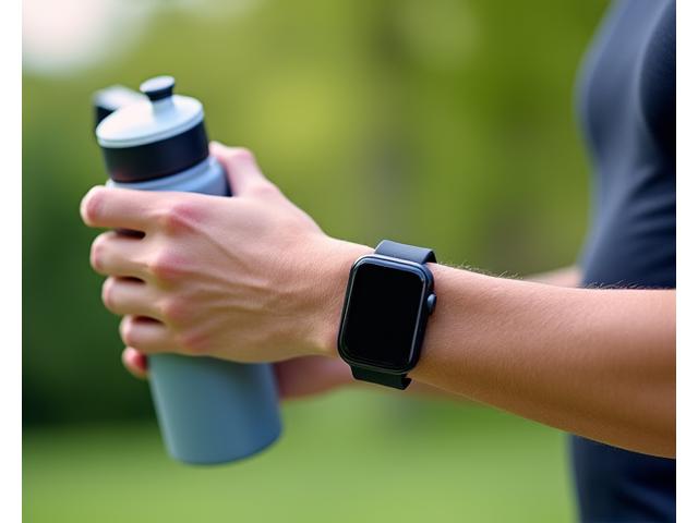 Wearable Fitness Tracker on a Wrist